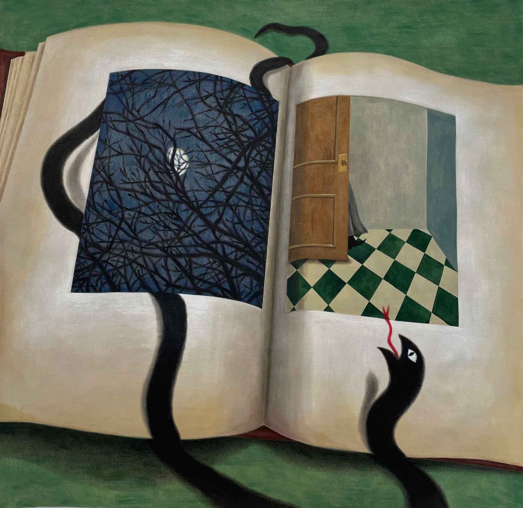 Minyoung Kim The Red Book 92 x 90 cm